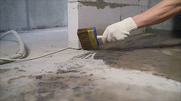 SJ Waterproofing Pros Waterproofing coverage map for Shirley, NY and surrounding area